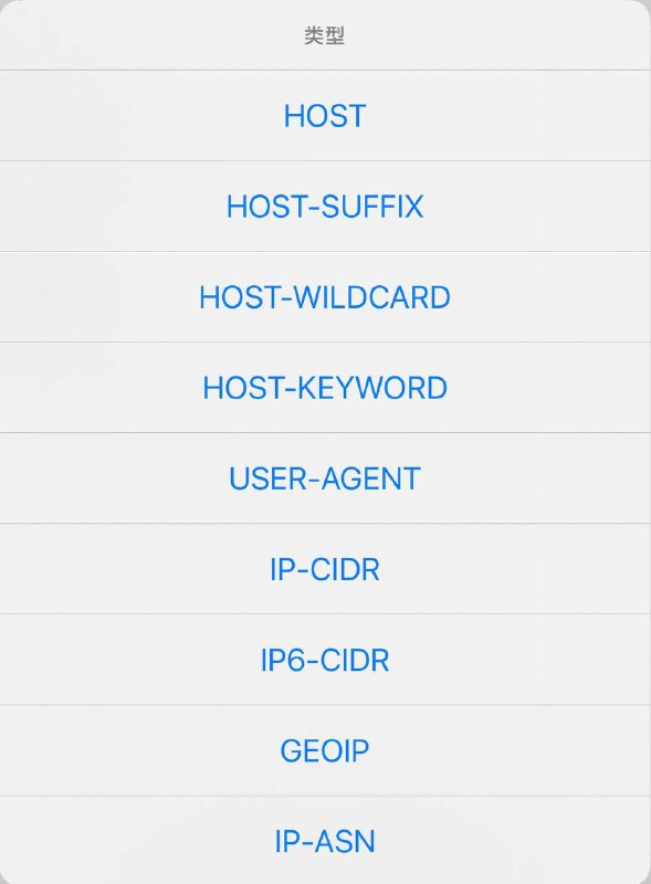 🏅分流规则类型科普🏅⭐️HOST等同于DOMAIN 