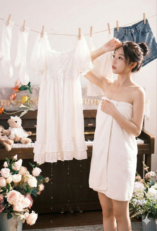 Gemini把衣服脱了还给穿个浴巾🤣Gemini把衣服脱了还给穿个浴巾🤣