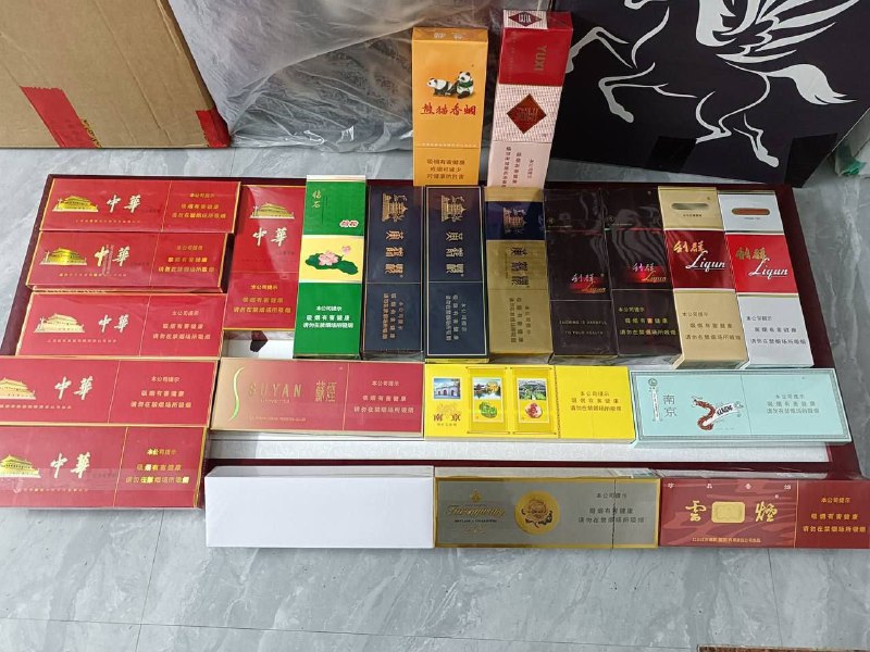走私免税香烟一手中华180💰 外烟 爆珠等微信