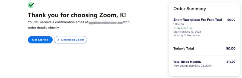 ⏺ ZOOM账号充值方法（可创建会议）ZOOM是仅存的能在国内使用的加密会议软件