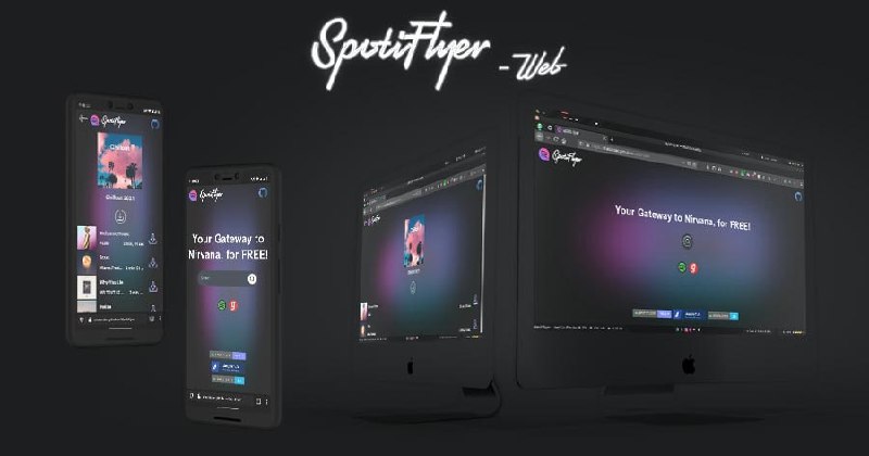 【软件名称】SpotiFlyer【支持平台】#Windows #macOS #Linux  #Android #Web【软件功能】音乐下载【软件简介】一款多平台的音乐下载器，支持下载的音乐平台有Spotify, Youtube, Gaana, Jio-Saavn and SoundCloud