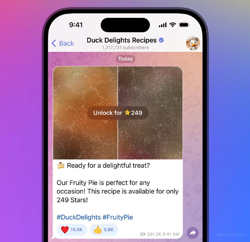 Telegram向订阅频道开通付费帖子 用户支付对应的星星数后才能查看内容即时通讯应用 Telegram 目前正在继续扩展自己的生态系统，最新推出的功能是订阅频道可以发布付费帖子，此功能经过短暂测试后已经面向所有订阅频道提供