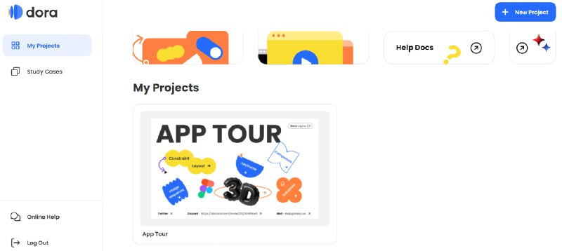 🗣 Dora AI可以申请加入waitlist了一款 AI 网站生成神器 Dora AI，它是新推出的一个无代码网站构建平台，借助 AI 生成技术，只通过文本提示就能快速生成可编辑、可交互的网站