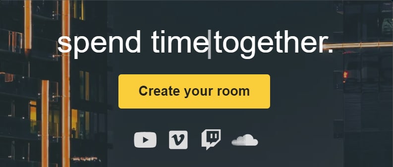 【网站名称】Watch2Gether【网站功能】共同观影【网站简介】一款可以创建房间与好友一起看视频的网站