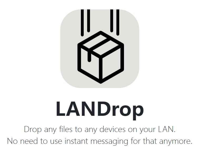 【软件名称】LANDrop【软件支持】Windows、macOS、Linux、iOS、Android【软件功能】跨平台局域网文件传输【软件简介】开源免费