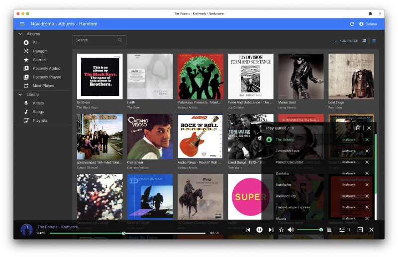 【软件名称】Navidrome Music Server【支持平台】#Windows #macOS #Linux【软件功能】音乐播放器【软件简介】一个开源的跨终端音乐播放器