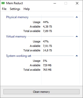【软件名称】Mem Reduct【支持平台】#Windows【软件功能】内存优化【软件简介】一款免费开源的内存优化整理小工具，自带简体中文