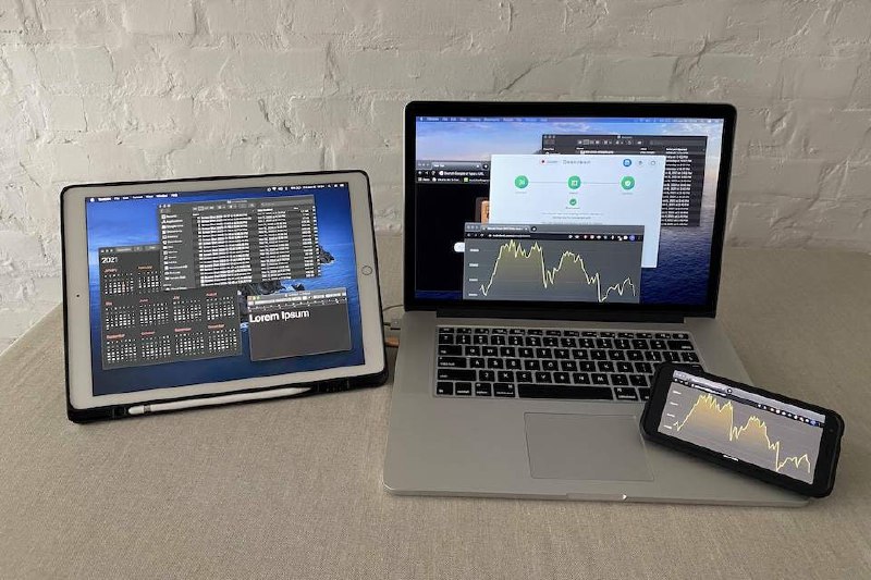 【软件名称】Deskreen【支持平台】Windows、Linux、macOS【软件功能】屏幕扩展【软件简介】Deskreen 是一款桌面应用程序，可以通过 WiFi 将任何带有网络浏览器的设备变成电脑的辅助屏幕