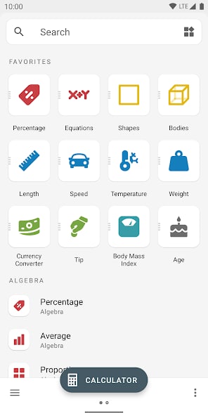 【软件名称】All-In-One Calculator【软件功能】计算器【支持平台】#Android【软件简介】一款 Android 端免费的多功能计算器和单位转换器，有超过 75 个功能，并配有简单、科学计算器，让你的手机里只需要这一款计算与转换工具