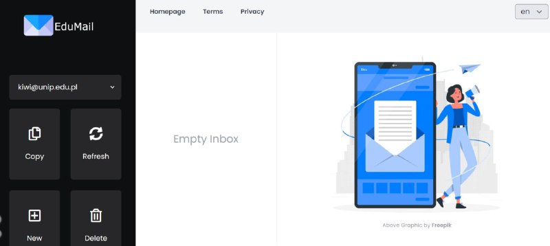 【网站名称】EduMail【网站功能】临时edu邮箱【网站简介】该网站提供临时edu邮箱，可在需要验证使用edu邮箱的场合验证
