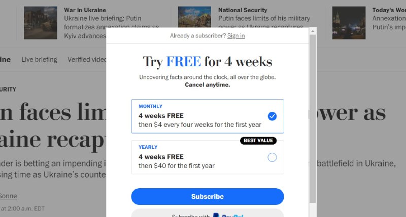 【插件名称】Bypass Paywalls【插件功能】越过付费墙【插件简介】一款可以绕过特定网站付费墙的浏览器扩展