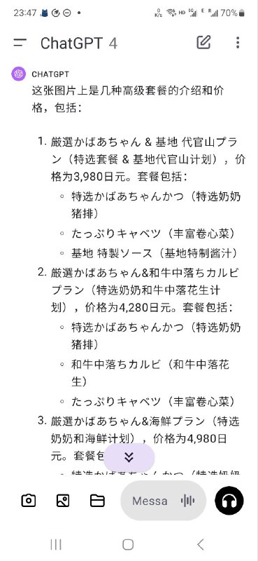 出国游搞个ChatGPT PLUS会方便很多