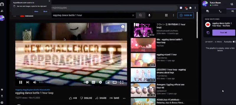 【网站名称】Hyperbeam【网站功能】多人在线追剧【网站简介】想和异地恋的女朋友一起追剧？这个网站非常适合你