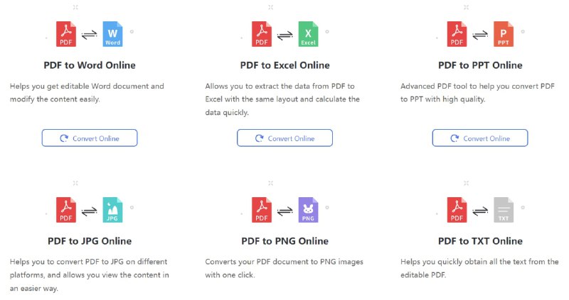 【软件名称】Apowersoft PDF编辑器【软件支持】Windows、浏览器【软件简介】PDF的各种格式转换