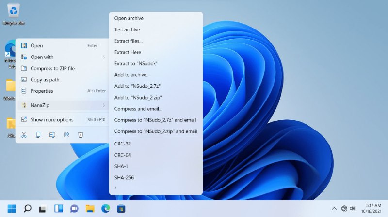 【软件名称】NanaZip【支持平台】#Windows【软件功能】压缩解压【软件简介】NanaZip 是一款面向现代 Windows 体验的开源文件压缩软件，源自著名的开源压缩软件 7-Zip 的源代码