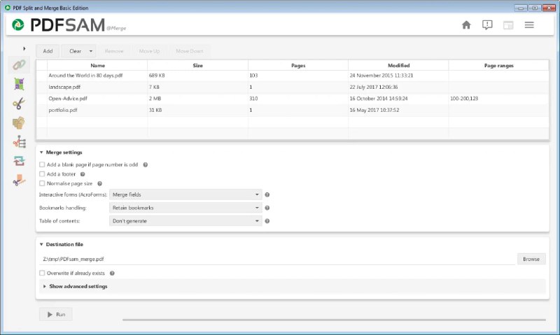【软件名称】PDFsam Basic【支持平台】#Windows #macOS #Linux【软件功能】PDF处理【软件简介】可以使用PDFsam Basic分割、合并、旋转、混合和从PDF文件中提取页面, 免費且開源, 在家或在工作. 您的PDF文档在您的电脑上保持私密，无需将它们上传到第三方服务.【软件下载】