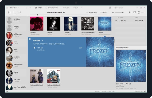 【软件名称】MusicBee【软件功能】音乐管理工具【支持平台】#Windows【软件简介】MusicBee是一个智能化、免费的且易用的音乐管理收藏管理软件