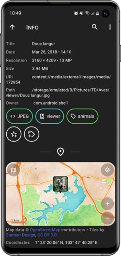【软件名称】Aves【软件功能】相册应用【支持平台】#Android【软件简介】Aves Gallery 是一款开源的安卓相册应用，集成了 EXIF 原数据浏览，支持众多图片、视频格式，包括一些比较少用到的格式，比如 TIFF、SVG、旧版本的 AVI 等，支持动态图片、360 视频、全景图，以及 GeoTIFF 等