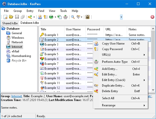 【软件名称】KeePass【支持平台】#Windows #iOS #Android【软件功能】密码管理【软件简介】KeePass 是一款免费的开源密码管理器，可帮助您以安全的方式管理密码