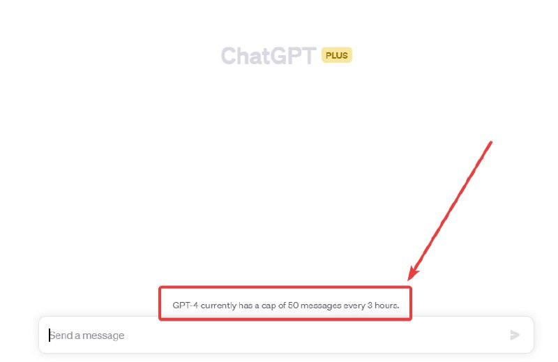 ChatGPT Plus的使用量从 25条/3小时，上调到 50条/3小时了