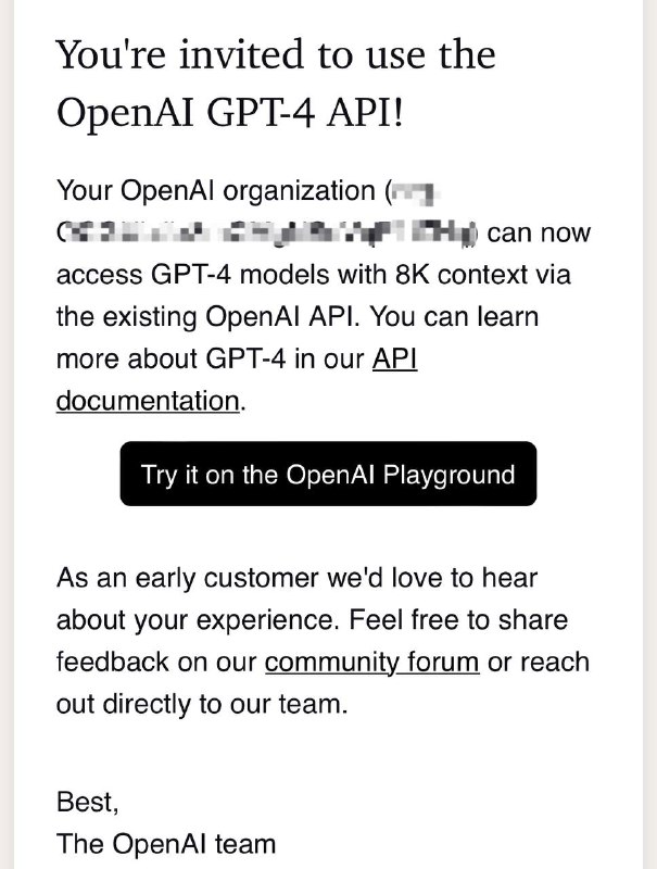 申请到GPT4了⛽️