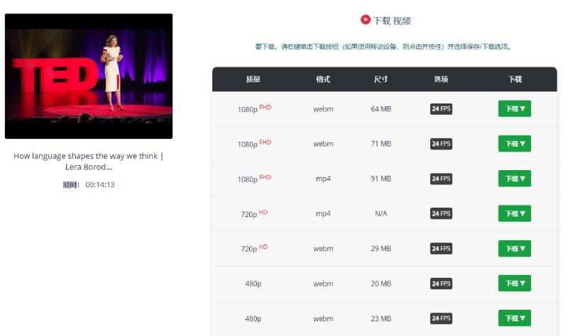 【网站名称】Youtube4KDownloader【网站功能】视频下载【支持平台】#Web #浏览器插件【网站简介】一款非常好用的视频下载工具