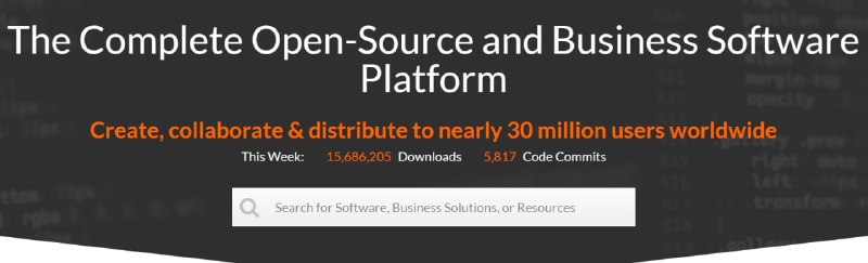 【网站名称】SourceForge【网站功能】开源软件开发平台和仓库【网站简介】SourceForge是全球最大的开放源代码软件开发平台和仓库