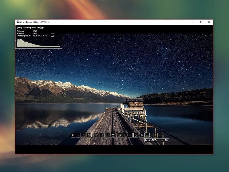 【软件名称】JPEGView【支持平台】#Windows【软件功能】看图工具【软件简介】一款开源免费绿色免安装的图片查看与编辑软件
