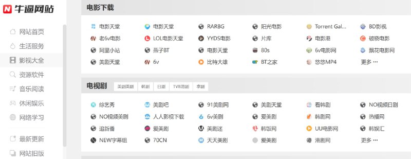 【网站名称】牛逼网站【网站功能】资源导航【网站简介】一个资源导航网站
