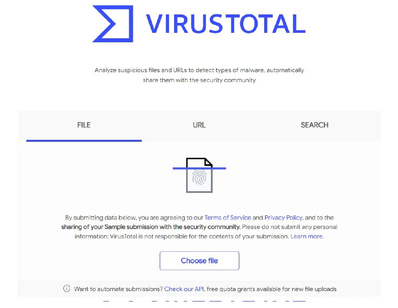 【网站名称】VIRUSTOTAL【网站功能】病毒检测【网站简介】破解版应用很多，因为省钱大家也很喜欢用